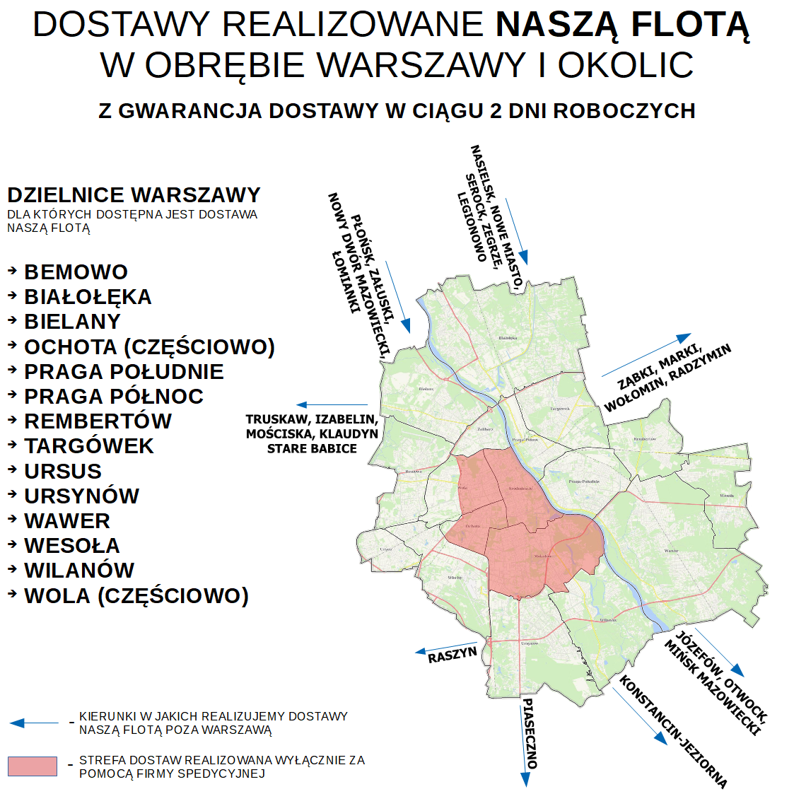 Dostawa Warszawa